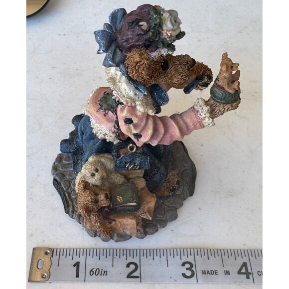 VTG 1998 The Boyds Collection Collectible Bear Trinket #227707 "The Collector" - Picture 9 of 15